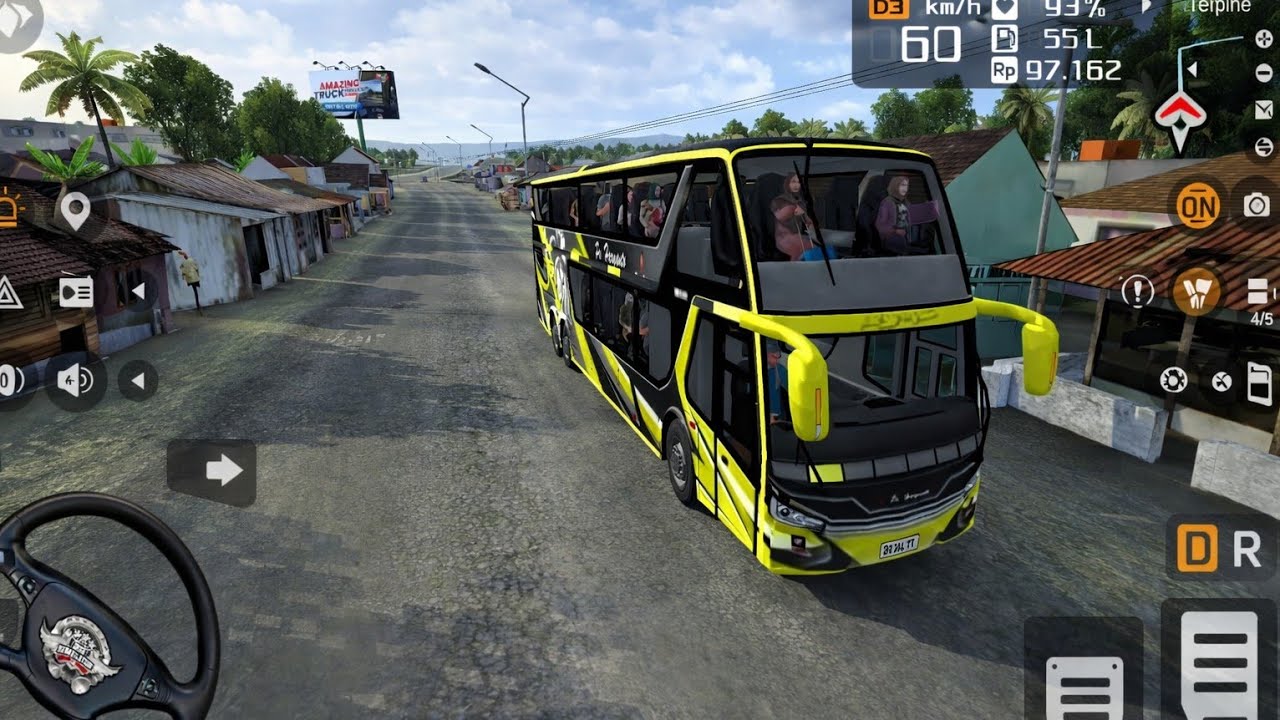 BUS SIMULATOR INDONESIA | bus🚍driving🧑‍✈️| Mobile Gameplay 