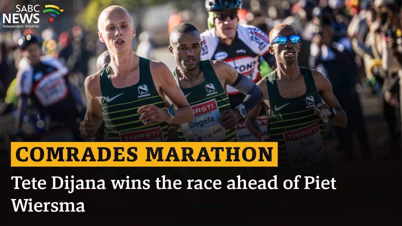 98th Comrades Marathon | Tete Dijana wins the race ahead of Piet Wiersma