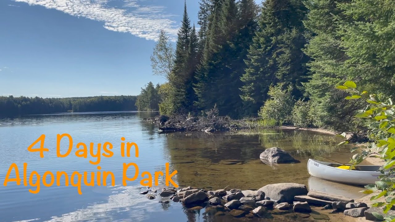 4 DAY CANOE TRIP, OPEONGO LAKE!!! Camping in Algonquin Park