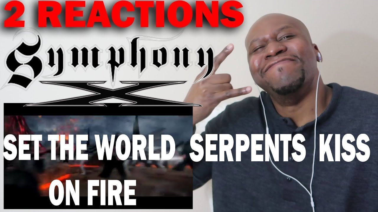 Amazing First Time Reaction To Symphony X- Set The World On Fire // Serpent Kiss