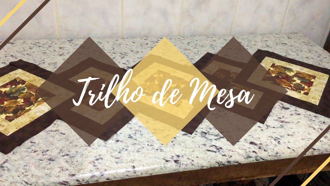 Trilho de Mesa feito com Quadrados | Patchwork | Costura Criativa