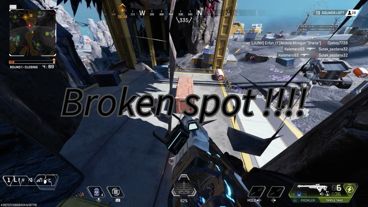 Broken glitch inside the rock - Broken moon!!!