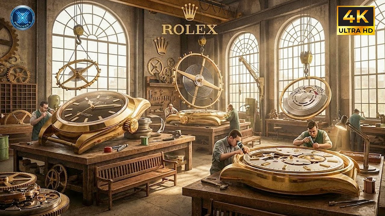 Inside the Rolex Gold Factory: From Solid Gold Bar to $50,000 Watch