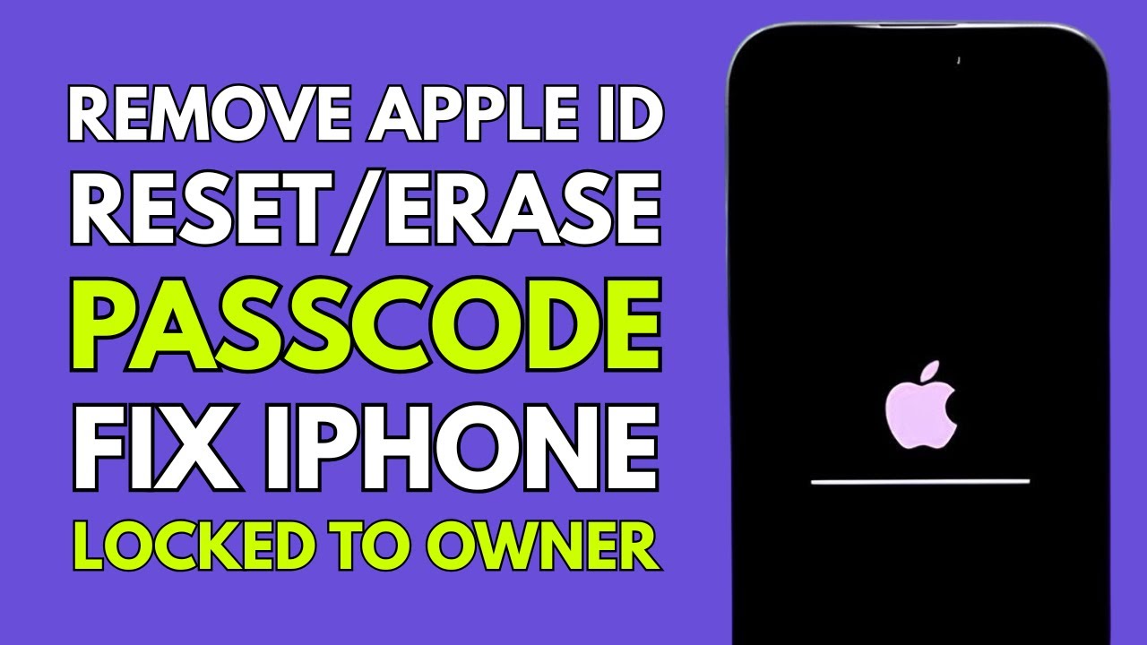 How to Reset Passcode Locked iPhone 🔓 Remove Apple ID & Fix &ldquo;Locked to Owner&rdquo; (No PC/iTunes)