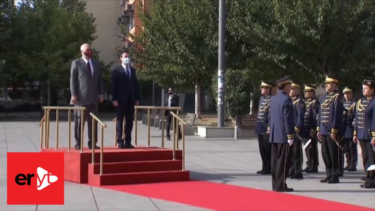 Kryeministri Edi Rama - Ceremonia e pritjes nga Kryeministri i Republik&euml;s s&euml; Kosov&euml;s, Albin Kurti