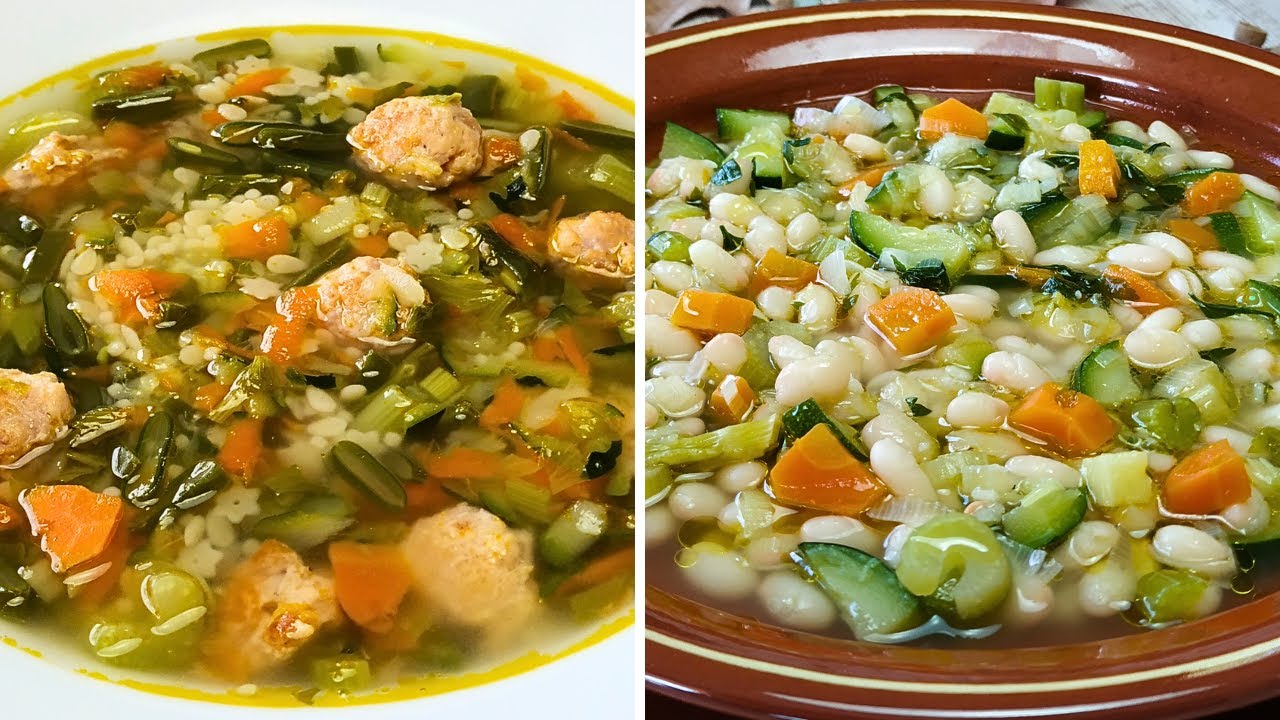 ❄💚2 Riquísimas Sopas Super Saludables Contra El Frio