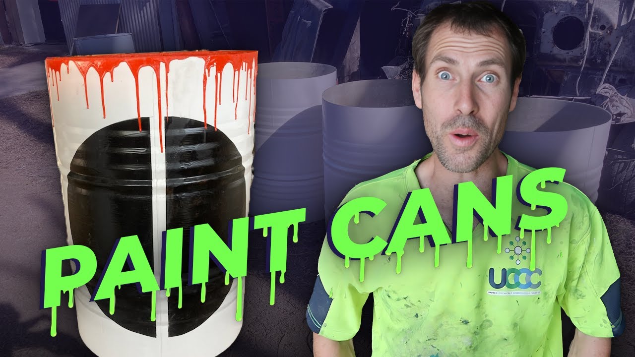 Custom Fibreglass Paint Cans