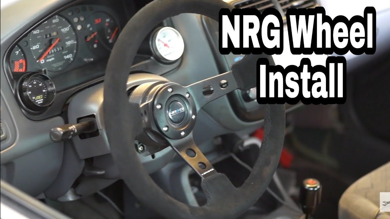 Установка руля NRG и обходной путь SRS! Для Honda Civic 96, 97, 98, 99 и 2000 годов. EJ и EK