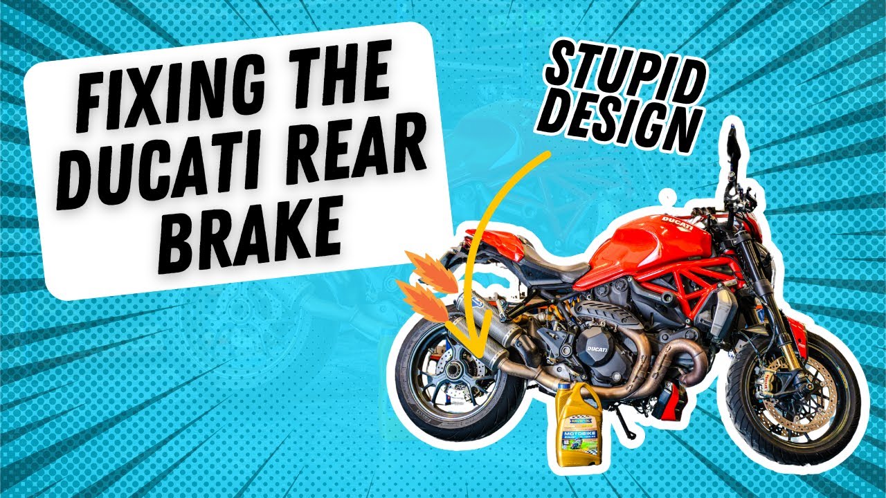 How To Fix Your Ducati Rear Brake [3K]
