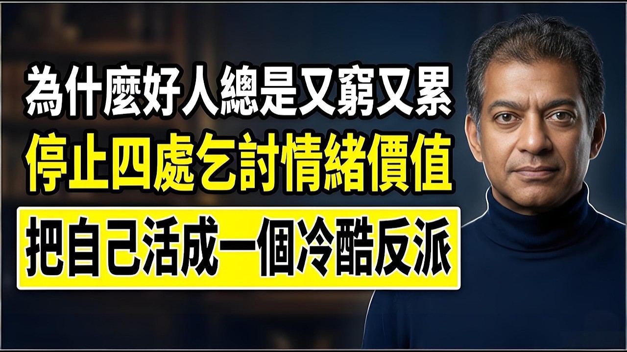 為什麼「好人」總是又窮又累？戒掉你的弱者氣質，把自己活成一個反派！ #納瓦爾 #強者思維