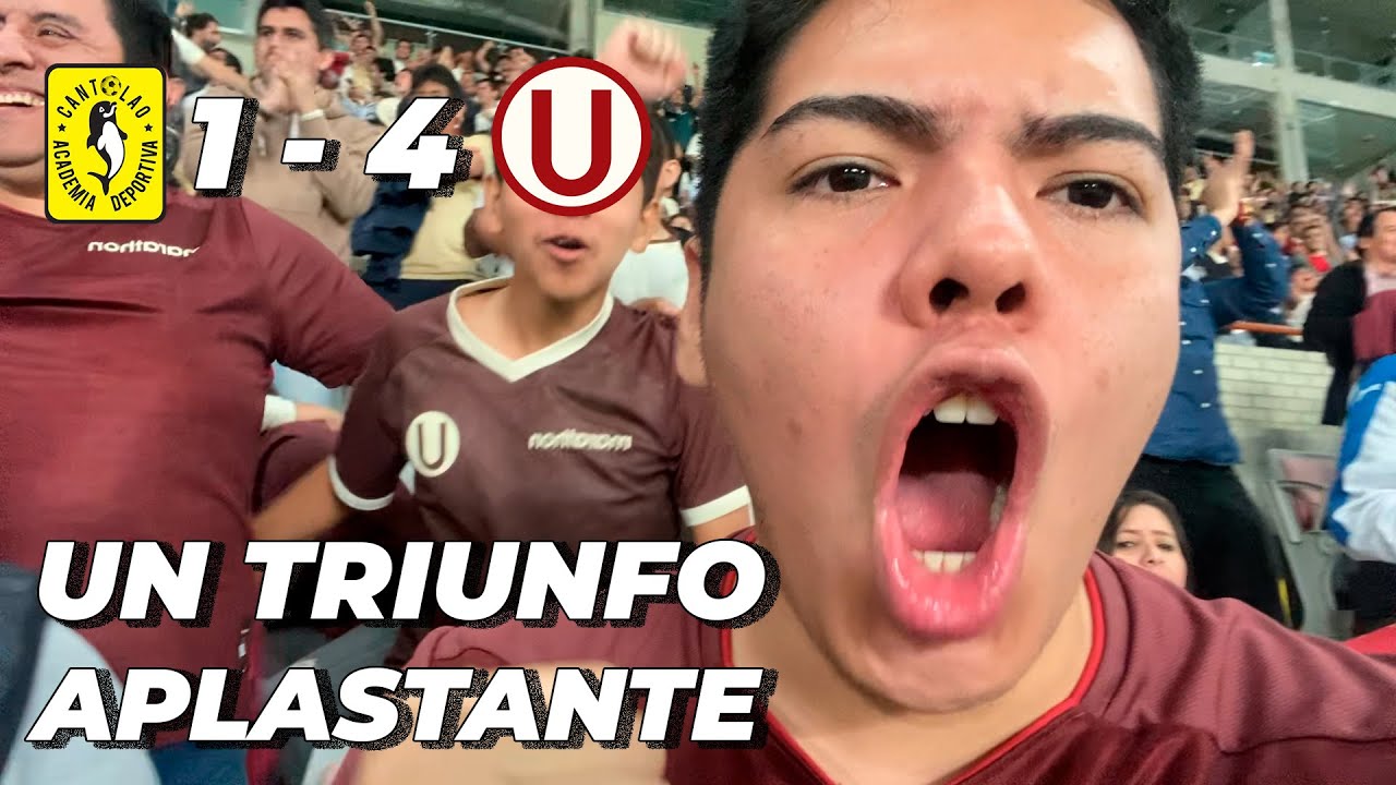 CANTOLAO 1 - 4 UNIVERSITARIO *EL NACIONAL ES CREMA* - REACCIÓN DESDE EL ESTADIO