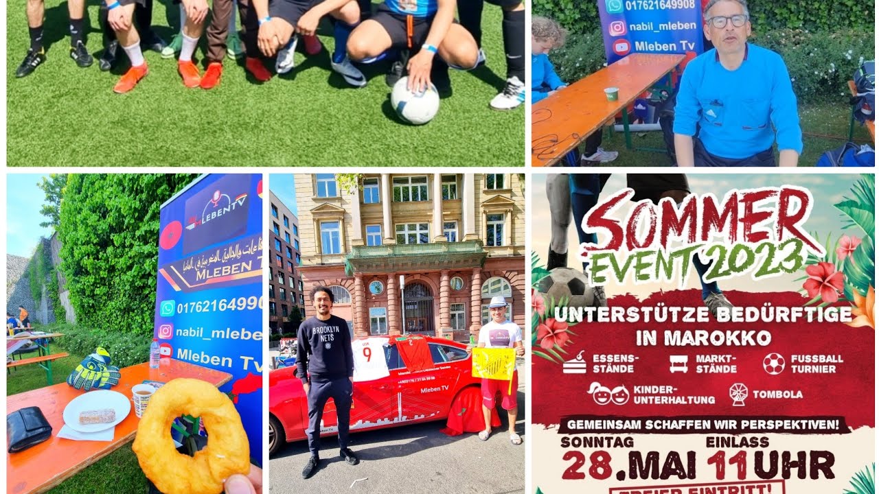 Sommer Event MSV Düsseldorf & DMH, Mleben TV  & M-Leben e.v waren dabei   الجالية المغربية في مدينة
