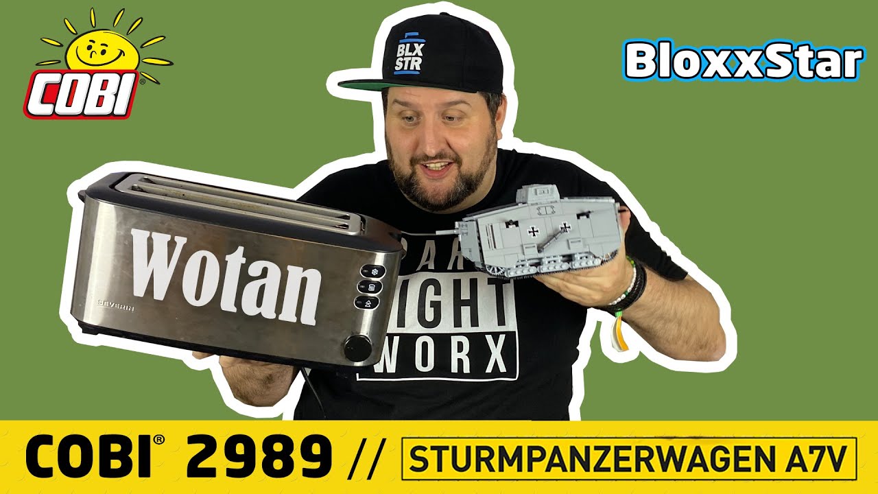 (K)EIN TOASTER? COBI 2989 💥 STURMPANZERWAGEN A7V 💥 GREAT WAR 💥 1:35 ▶️ UNBOXING, REVIEW & FAKTEN