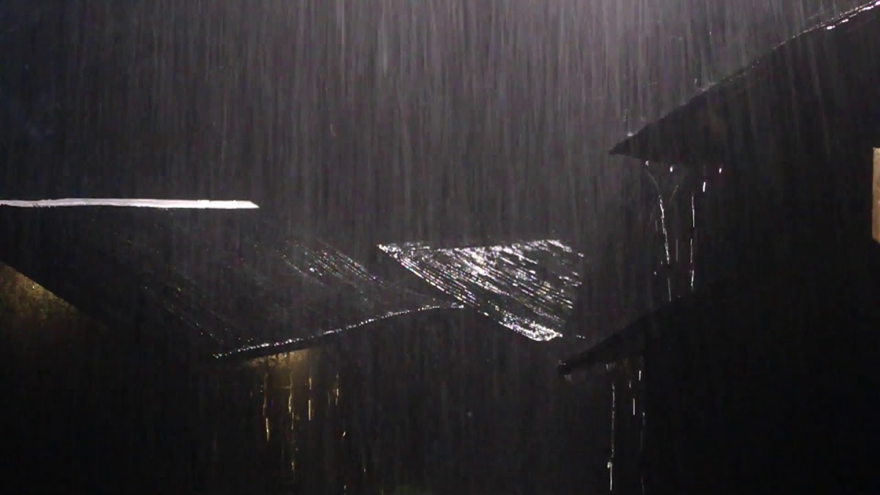 Heavy Rain and Thunder Sounds for Deep Sleeping - Relaxing Thunderstorm Live Stream