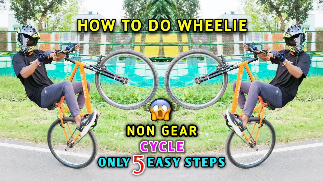 HOW TO DO WHEELIE? | Non-Gear Cycle | MTB RIDER RK