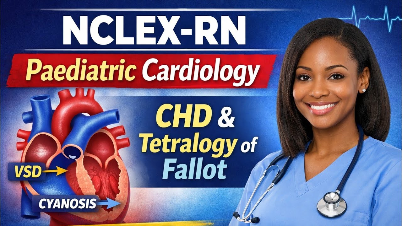 NCLEX-RN Paediatric Cardiology Simplified | CHD & Tetralogy of Fallot