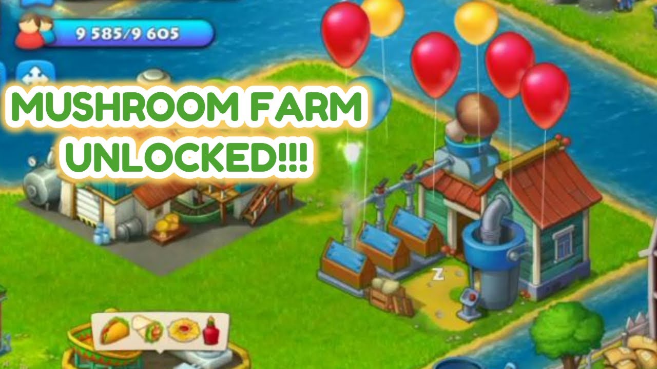 TOWNSHIP UNLOCKING MUSHROOM FARM