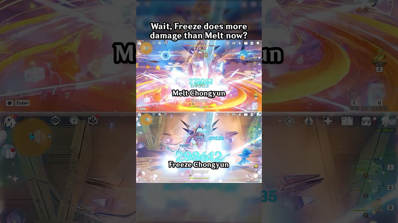 Wait, Freeze Does More Damage Than Melt Now?