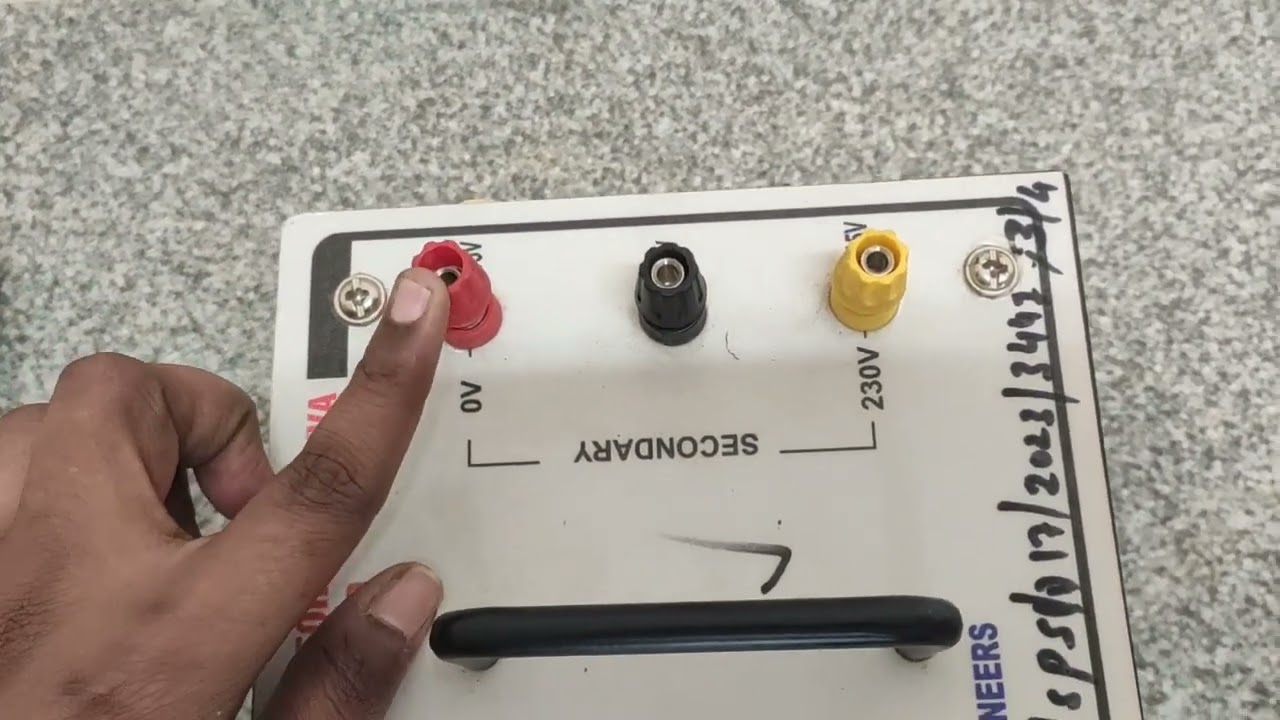 Determine the Transformation Ratio of a given Transformer/ C-25 Syllabus/E&E