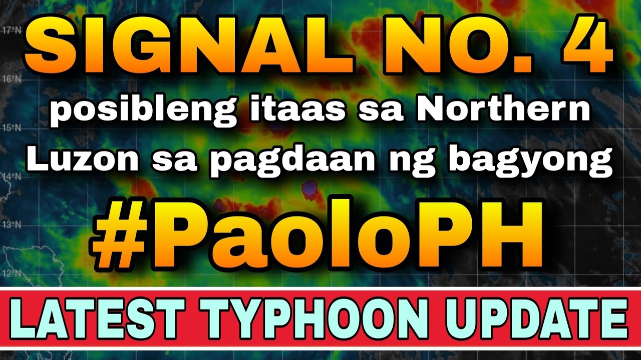 BAGYONG PAOLO, INAASAHANG TATAMA SA LUZON! MAGHANDA! 😱‼️ WEATHER UPDATE TODAY | ULAT PANAHON TODAY