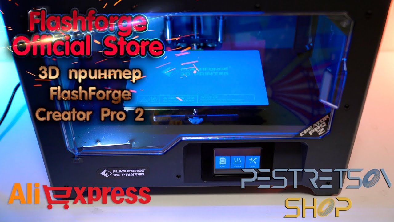 ► 3D ПРИНТЕР FLASHFORGE CREATOR PRO 2 🔴 РАСПАКОВКА 📦 И ОБЗОР ⬇️