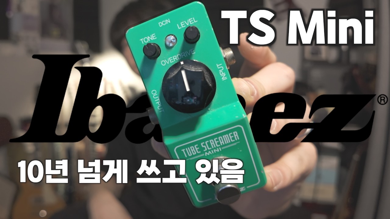 [이펙터 리뷰] 10년째 저와 함께 해주는 친구를 소개합니다. | Ibanez TS Mini | 일렉기타