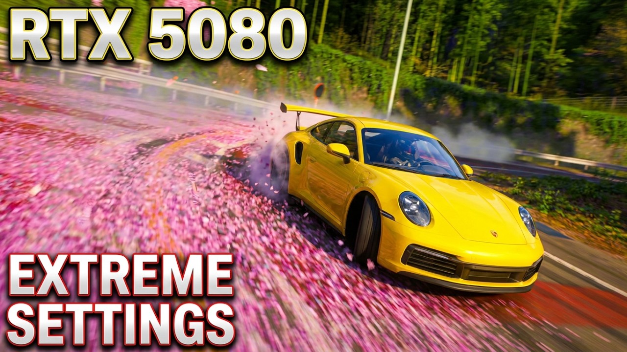 Тест производительности Forza Horizon 6 &ndash; RTX 5080 + Ryzen 7 7800X3D | 1440p, экстремальные настр...