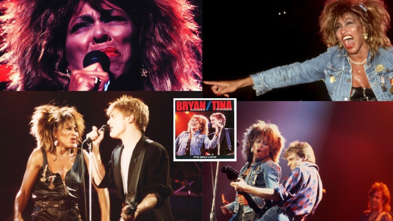 A Tina Turner Tribute with Bryan Adams It's Only Love.Total remastered video full Multi-Media  NEW !