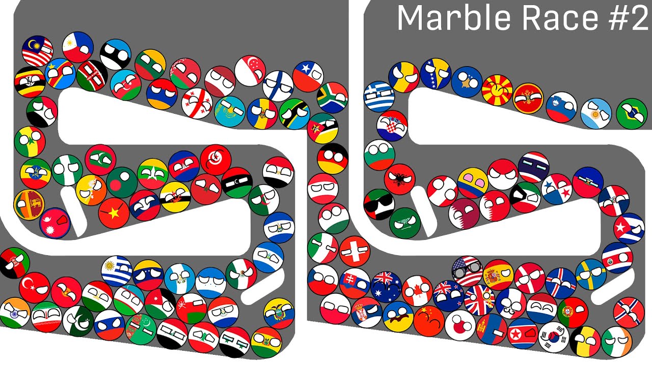 Countryballs Marble Race League #2 | 2020 Fall League