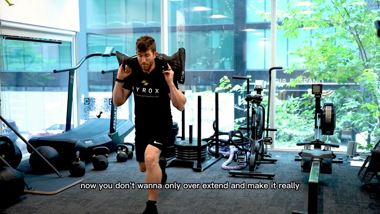 Hyrox Lunge Technique