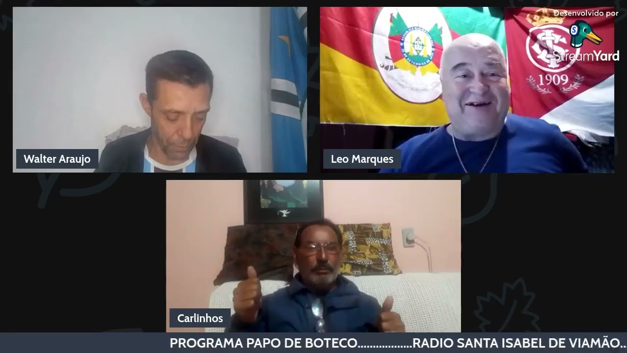 Programa Papo de Boteco em 28/05/2023