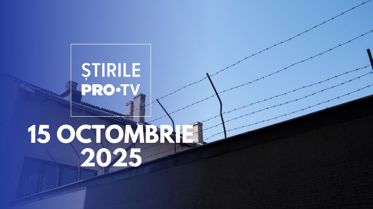 Știrile PRO TV - 15 Octombrie 2025 | Breșă majoră de securitate &icirc;n penitenciare