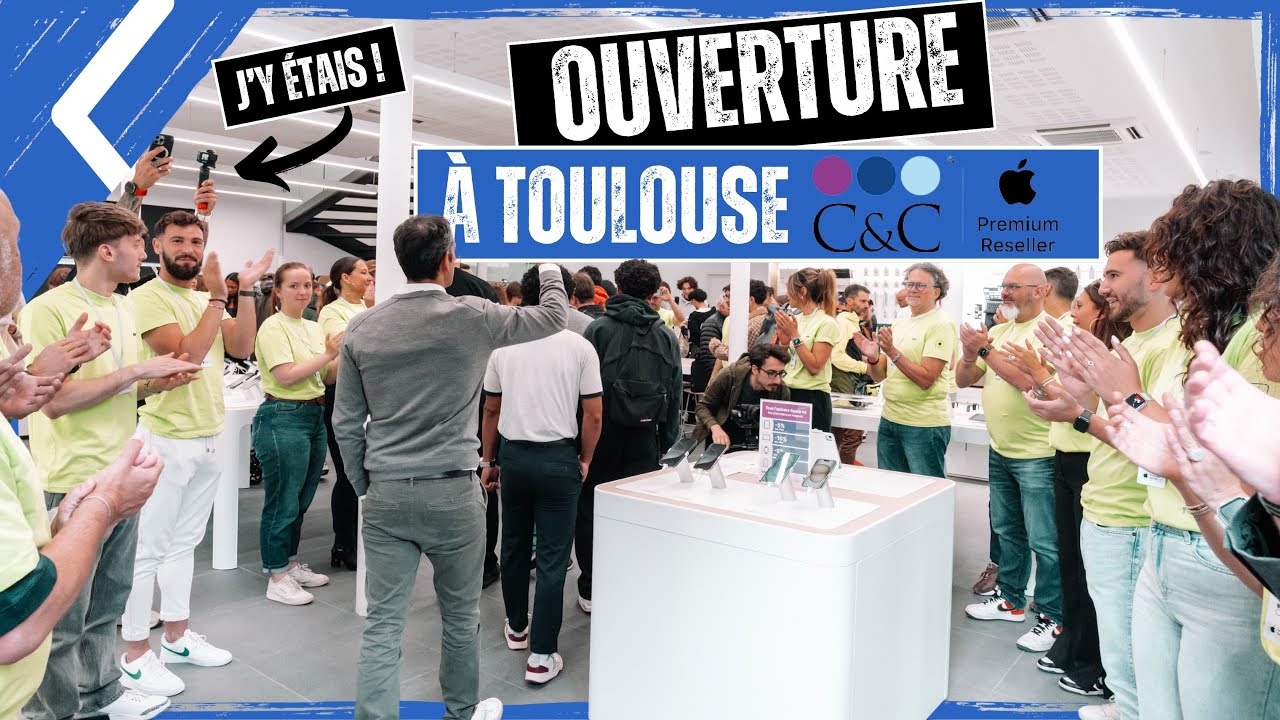 Ouverture de la boutique Apple C&C de Toulouse Capitole [VLOG]