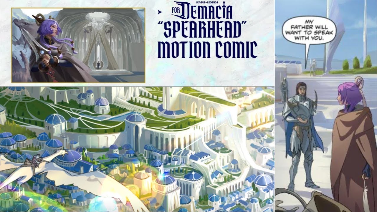 Spearhead Motion Comic | The Surprising Truth About Demacia Season | League Of Legends