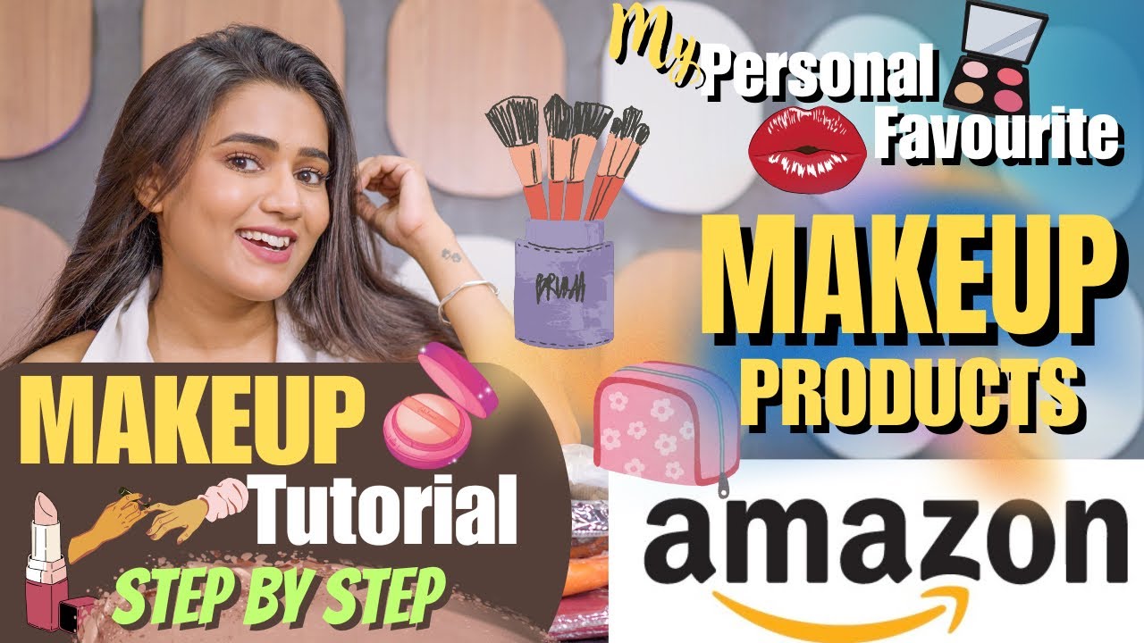 Step by step makeup tutorial | my personal fav products from AMAZON | Budget friendly | gimaashi
