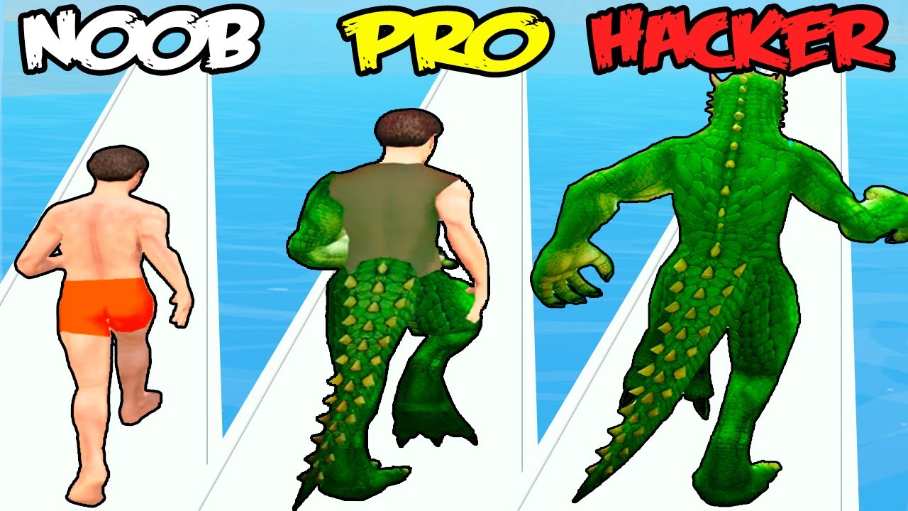 NOOB vs PRO vs HACKER in Mutation Runner