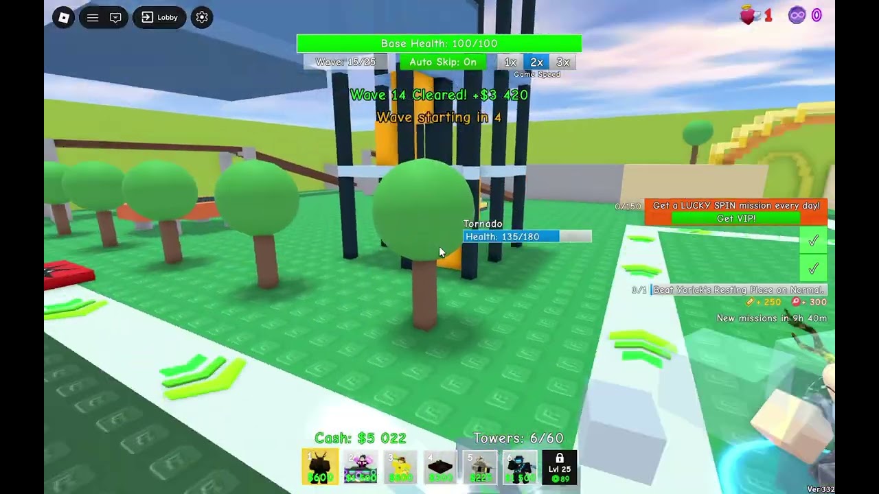 (Roblox) Retro tower defense | crossroads completion
