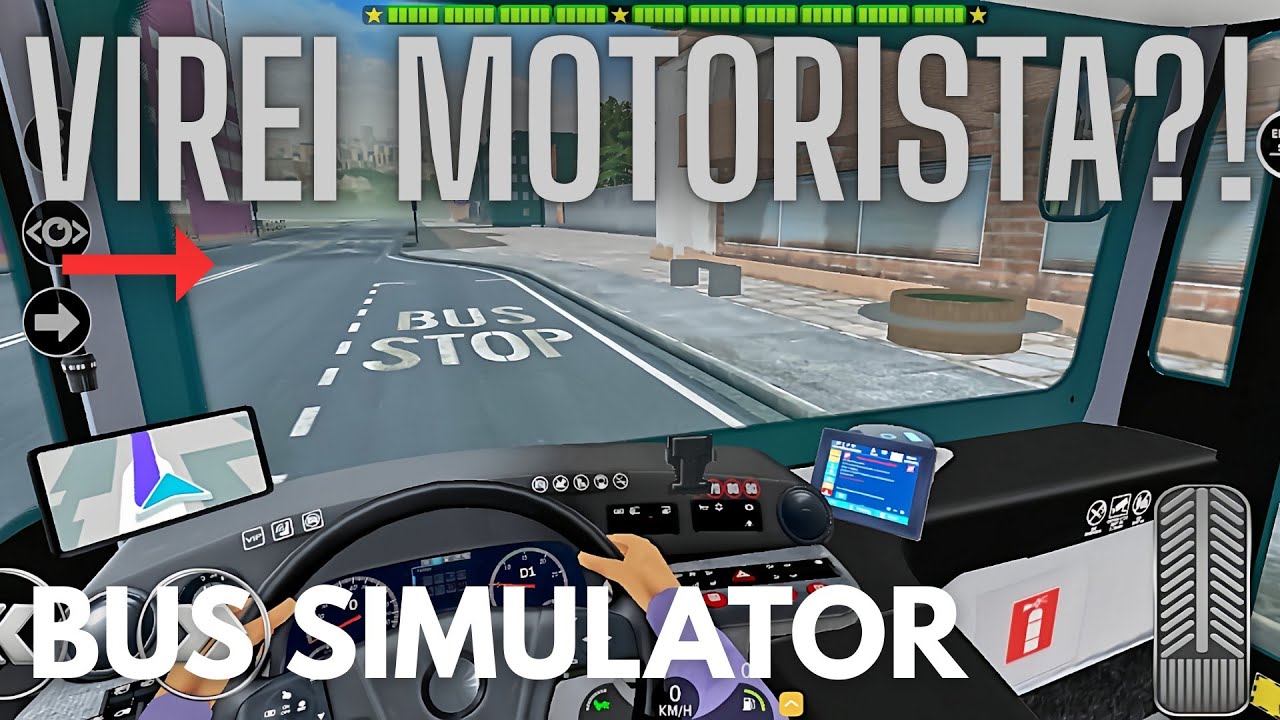 VIREI MOTORISTA?! 🚍 (Bus Simulator EVO)