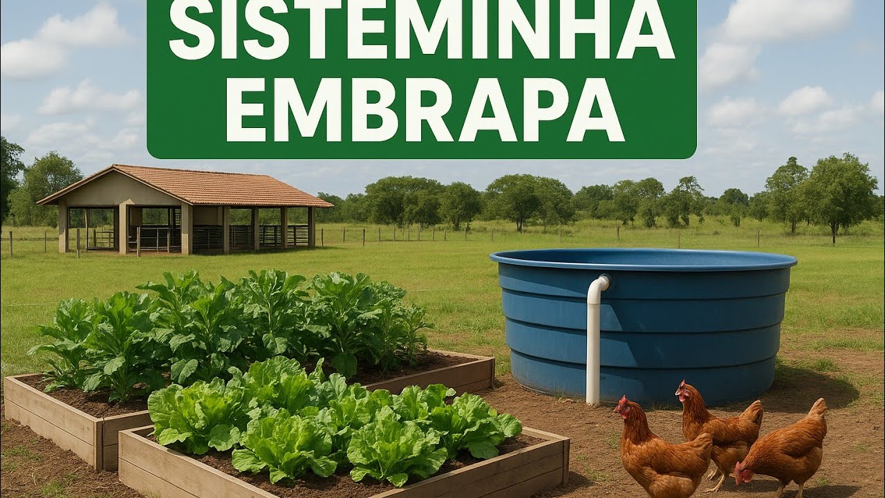 Sisteminha Embrapa em pequenos espaço!