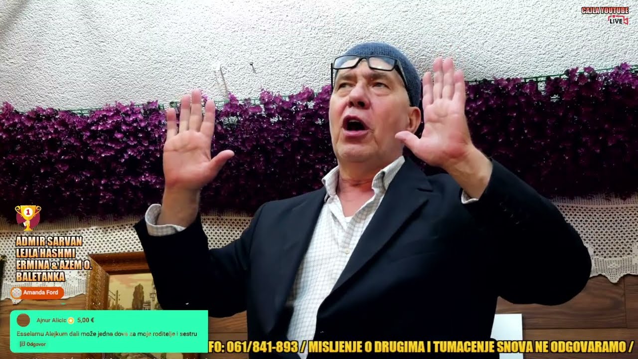 EVO, JA SE PREDO BEZ POLICIJE - Hfz. Husejn Čajlaković