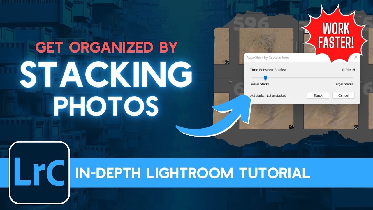 Как использовать стеки фотографий в Lightroom Classic