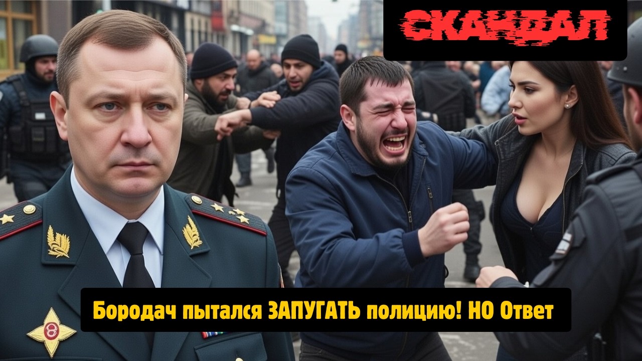 Двухметровый офицер усмирил мигранта одним хватом