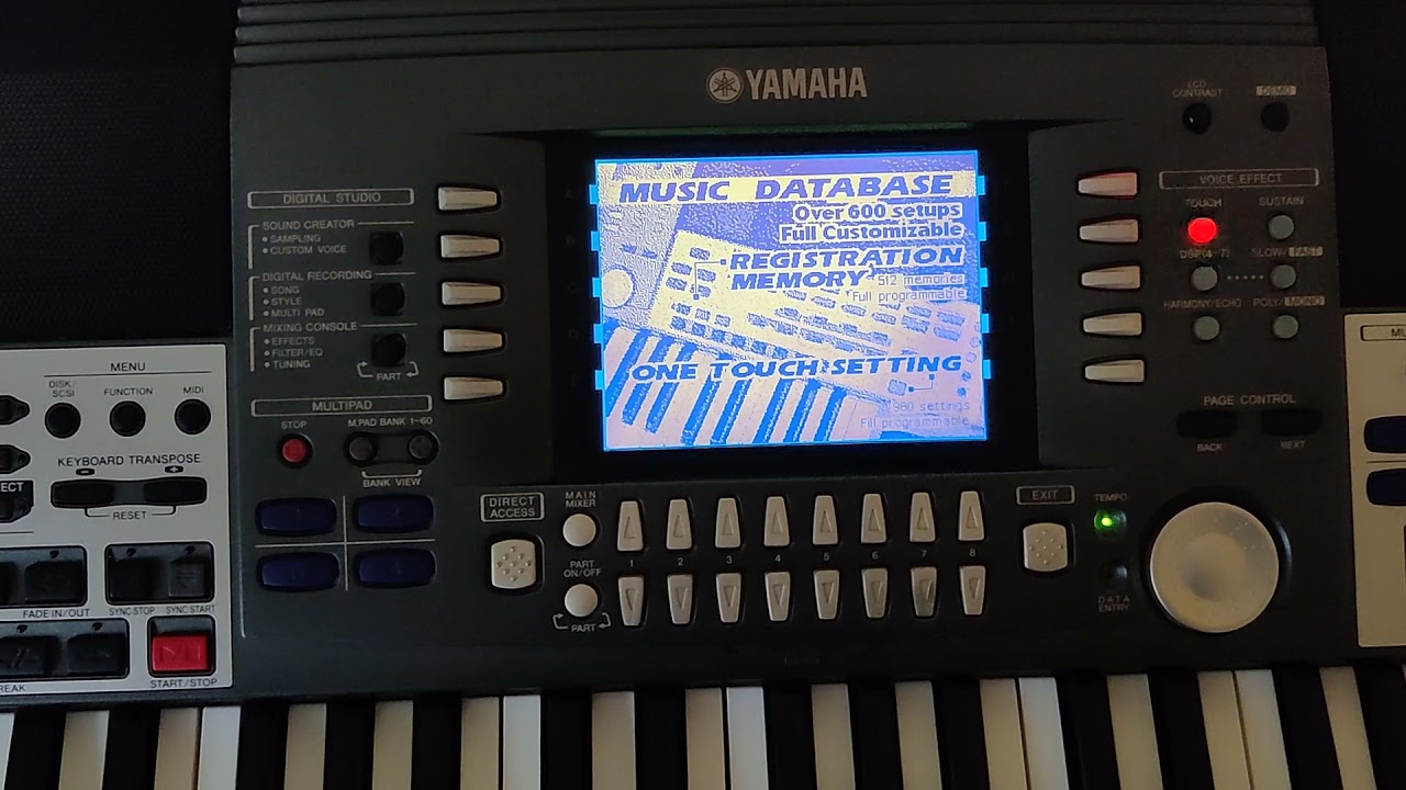 Yamaha PSR 9000 demo songs