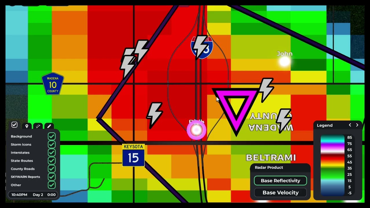 Chasing Tornado with Radar POV on Twisted