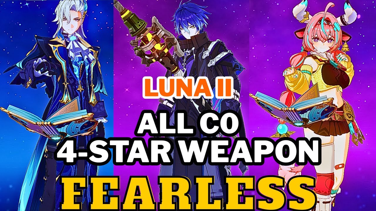 [Stygian Onslaught 6.1] 4-STAR WEAPON | C0 Neuvillette x C0 Flins (NO Ineffa) x C0 Varesa | Fearless