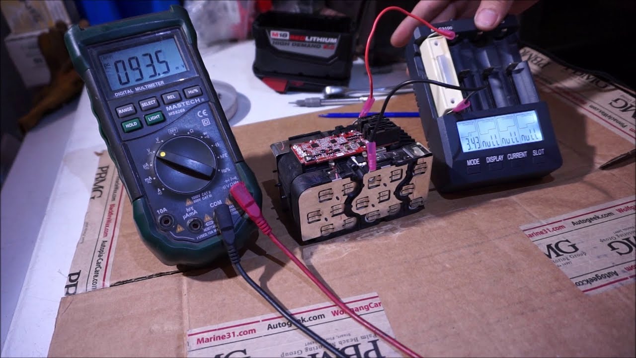 Repairing a Milwaukee M18 Battery that won't fully charge