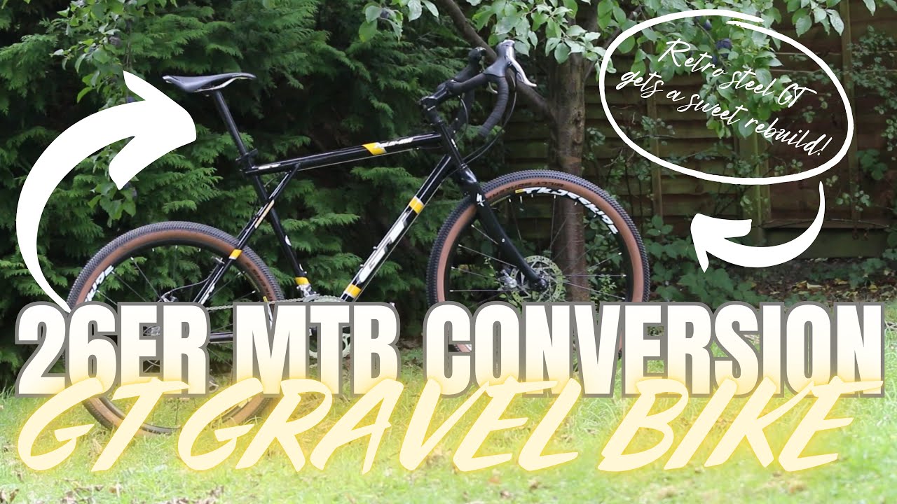 Retro GT MTB gets an amazing Gravel Bike Conversion!