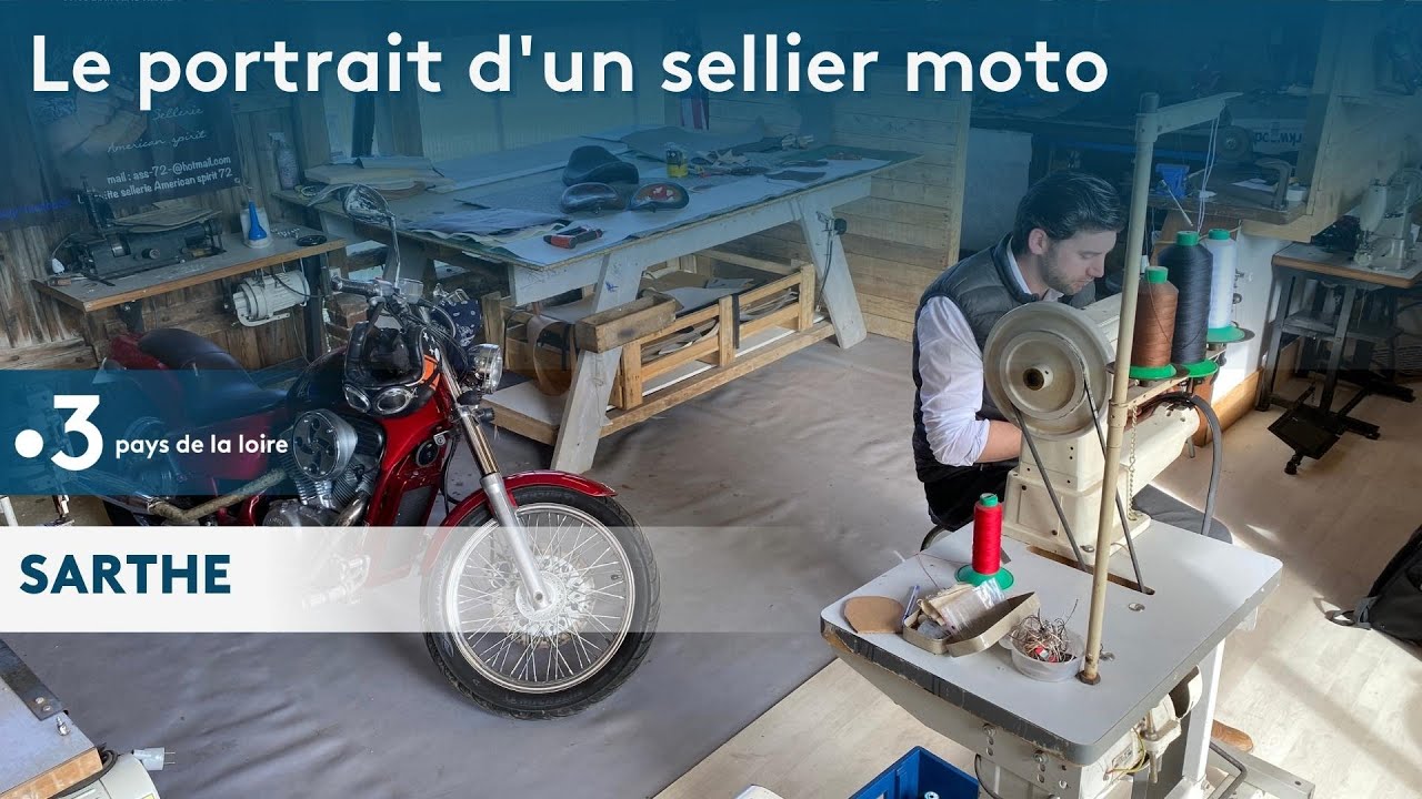 Sarthe : portrait d'un sellier moto