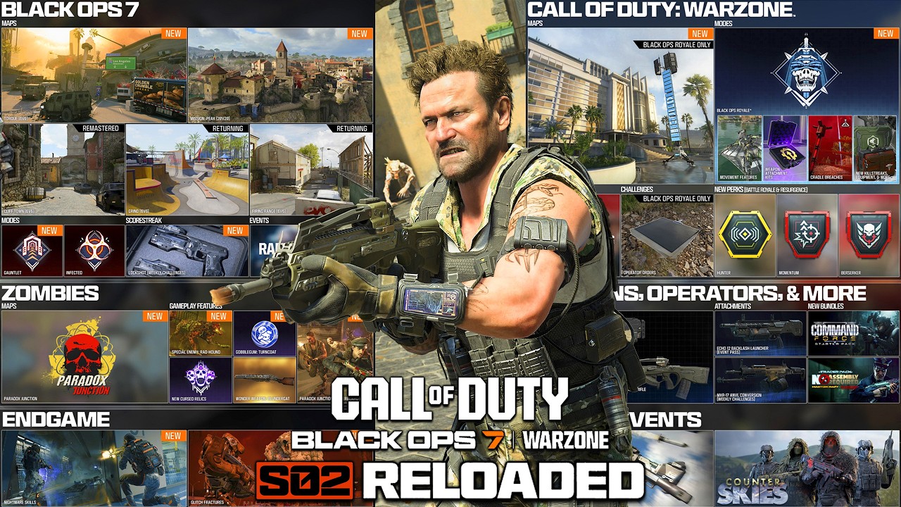 MASSIVE BLACK OPS 7 SEASON 2 RELOADED UPDATE! (Blackout 2, New Zombies Map & More)