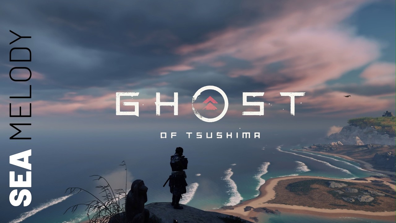 Cries of the Sea: Peaceful Cliffside Ambience and Japanese Melodies | Ghost of Tsushima
